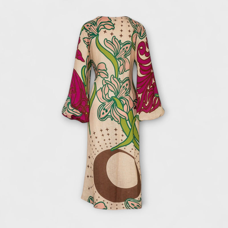 Tracey - Vestido Maxilargo con Cintura