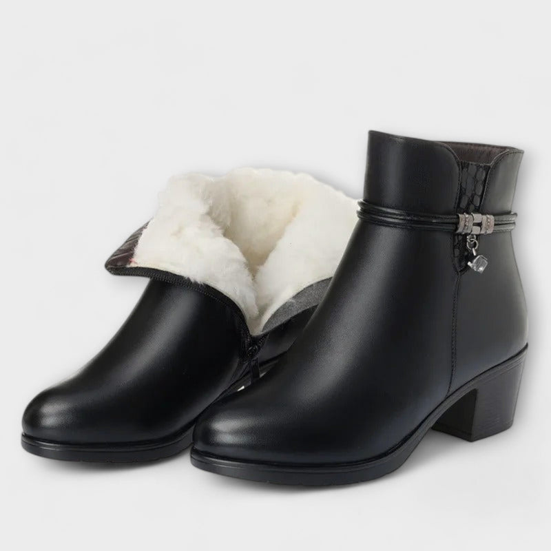 Frederika - Botas de invierno elegantes con cremallera