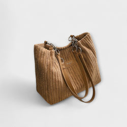Bolso de hombro de terciopelo suave