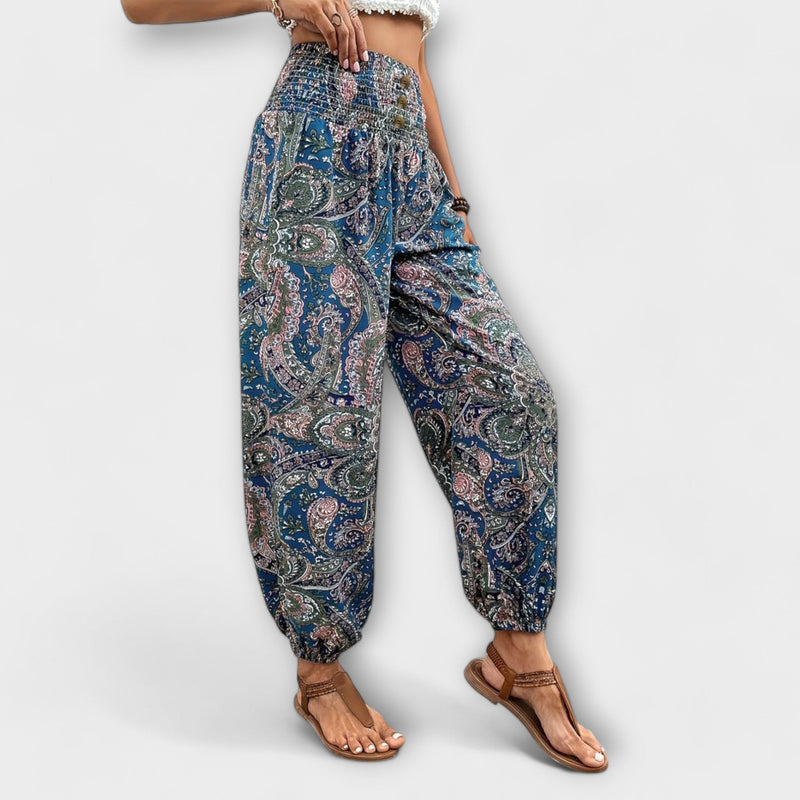 Scarlett - Pantalón con gráfico étnico