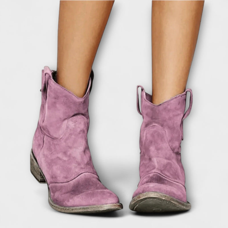 Marla - Botas de ante estilo Savannah