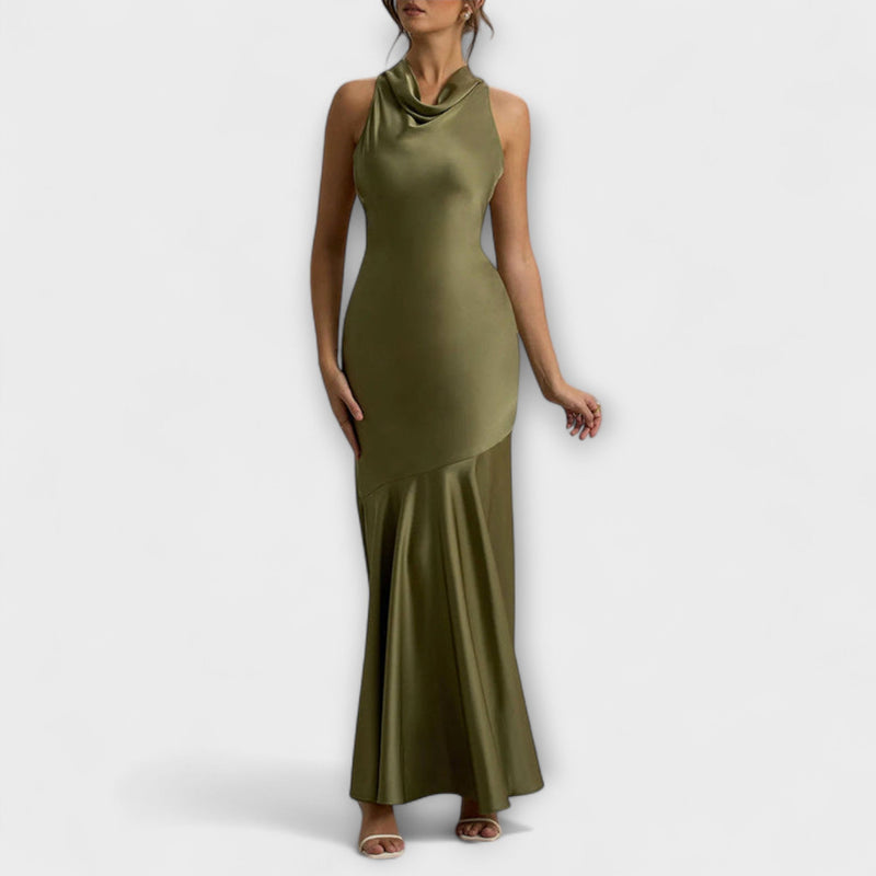 Lennon - Elegante Maxikleid aus Satin