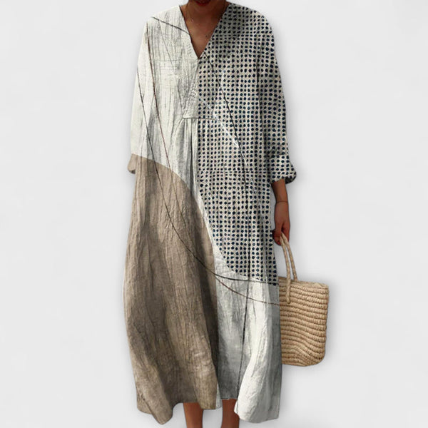Sigrun – Vestido de algodón minimalista para el día a día