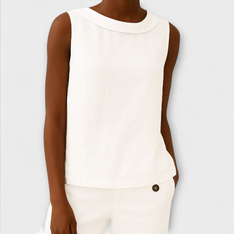 Brianna - Elegante top sin mangas