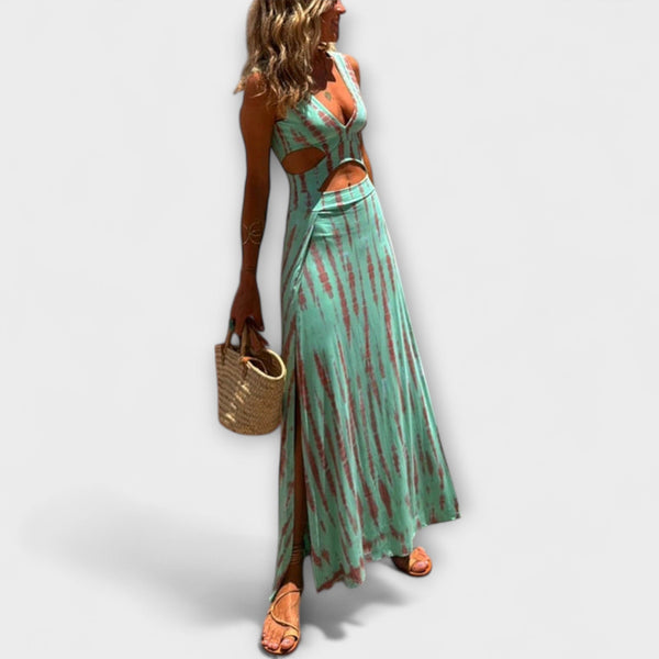 Ella - Vestido Stretch con Cortes y Tie-Dye Eleanor