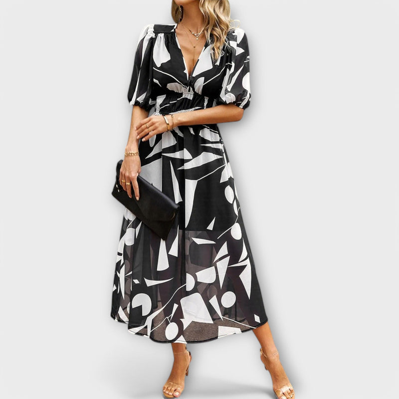 Mathilda - Vestido midi elegante