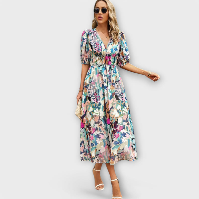Mathilda - Vestido midi elegante