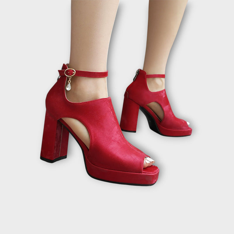 Barbara - Colorful Chunky Heels