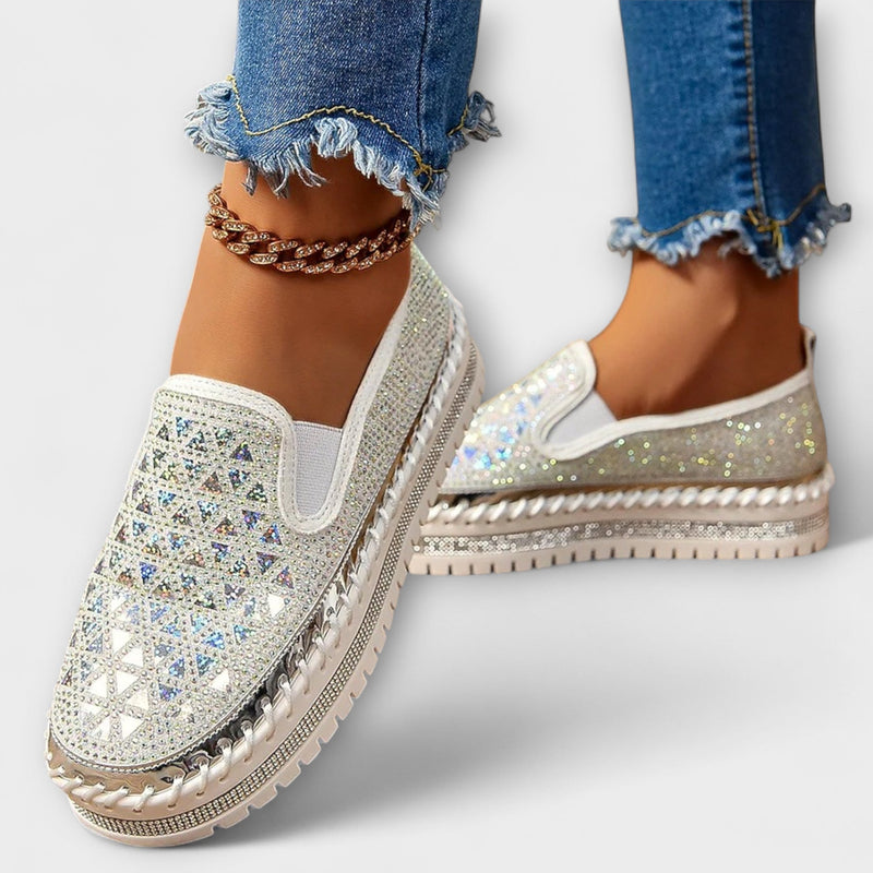 Vada – Zapatillas con piedras de strass
