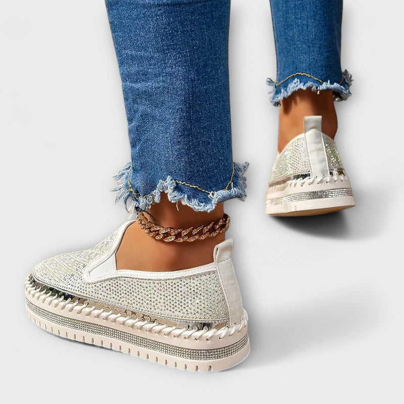 Vada – Zapatillas con piedras de strass