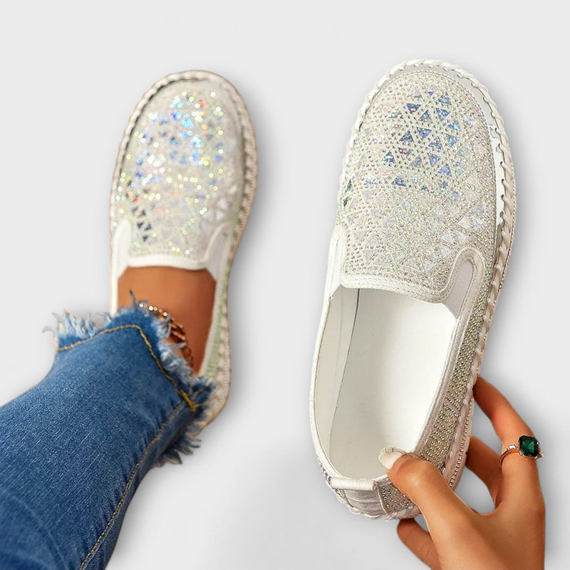 Vada – Zapatillas con piedras de strass