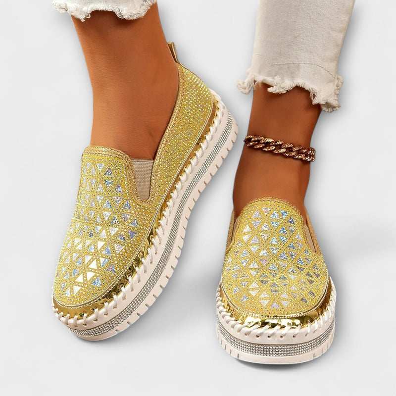 Vada – Zapatillas con piedras de strass