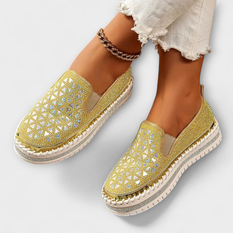 Vada – Zapatillas con piedras de strass