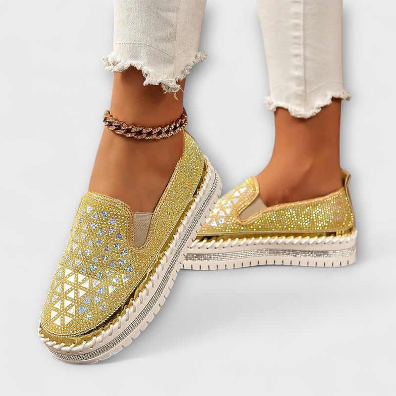 Vada – Zapatillas con piedras de strass