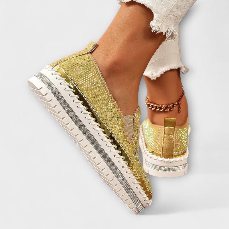 Vada – Zapatillas con piedras de strass