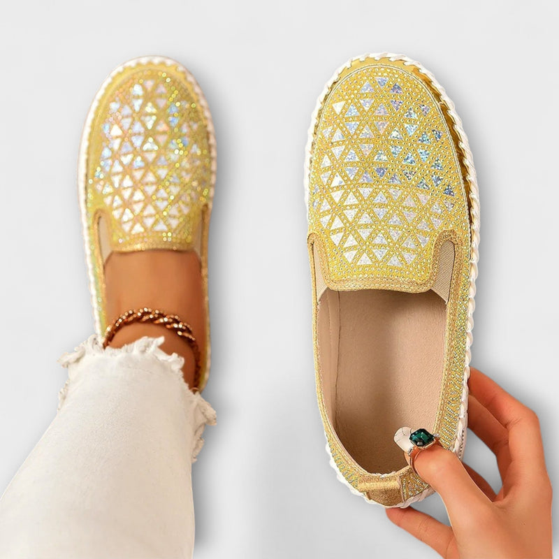 Vada – Zapatillas con piedras de strass
