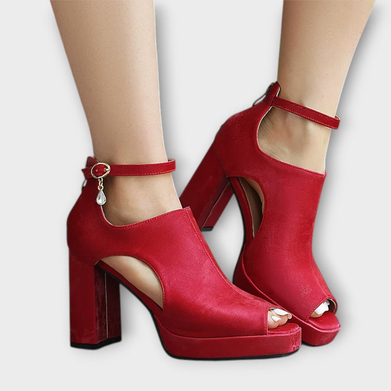Barbara - Colorful Chunky Heels