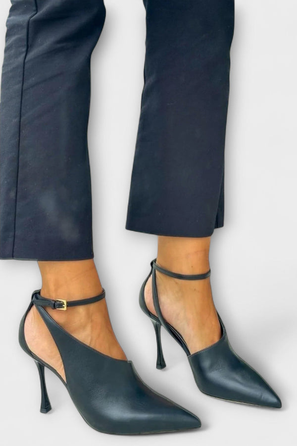 Caroline - Tacones Negros Elegantes