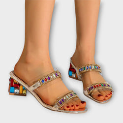 Brianna - Sandalias de plataforma con tacón robusto