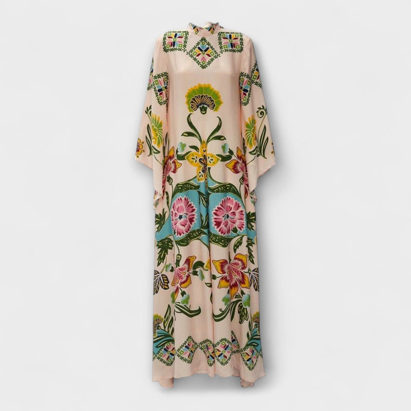 Lisa - Elegante maxivestido con estampado floral y diseño fluido