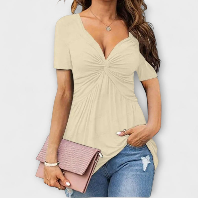 Lina – Camiseta de escote en V