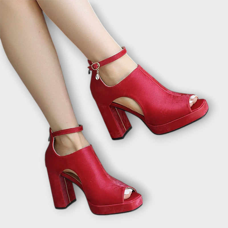 Barbara - Colorful Chunky Heels