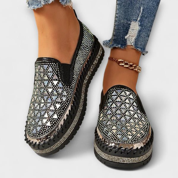 Vada – Zapatillas con piedras de strass