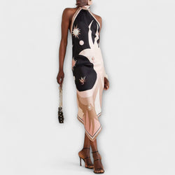 Ivy - Vestido de tirantes de satén único