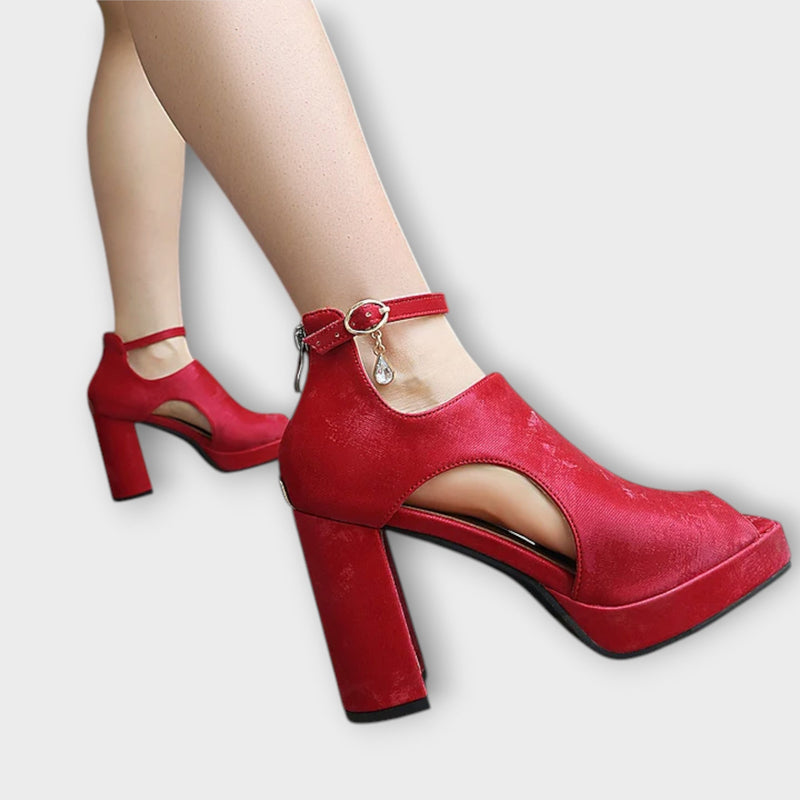 Barbara - Colorful Chunky Heels