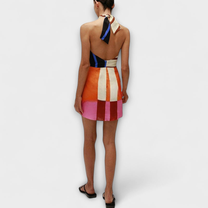Jeniah - Vestido Mini Suelto con Tirantes