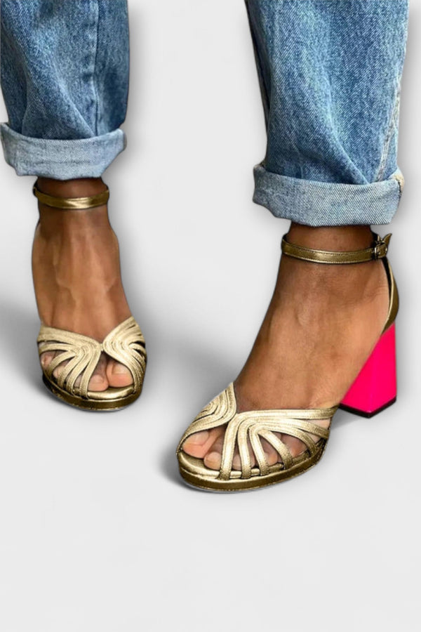 Chloe - Sandalias con correa al tobillo