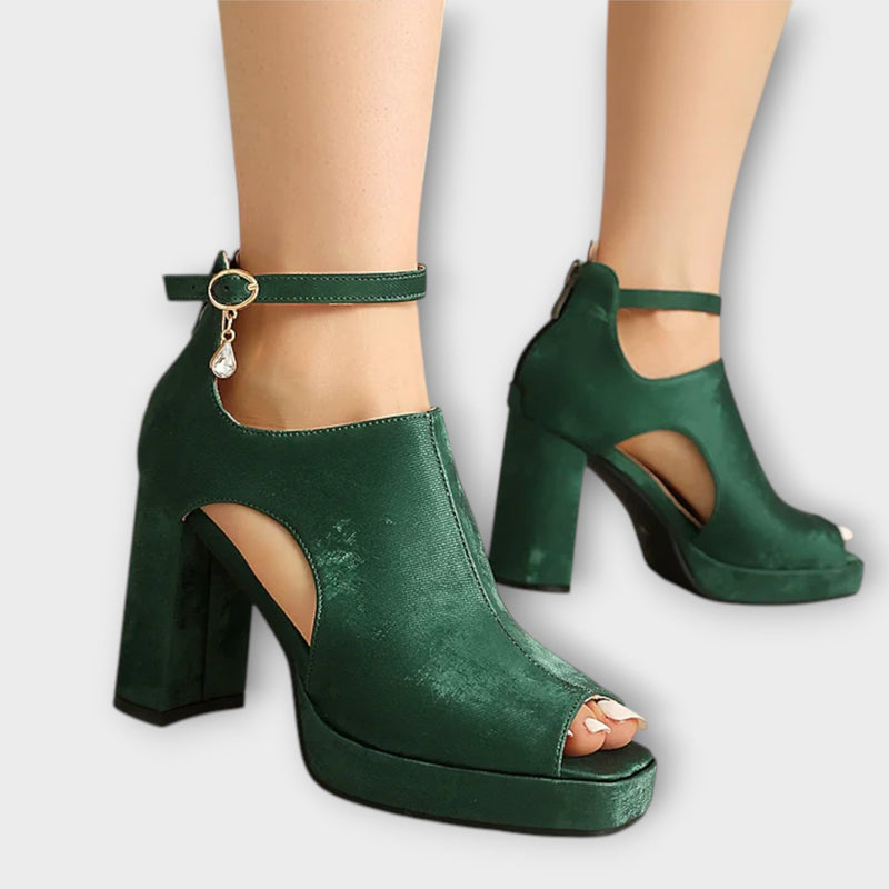 Barbara - Colorful Chunky Heels