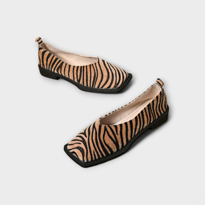 Ulani – Zapatillas de ocio con estampado de cebra