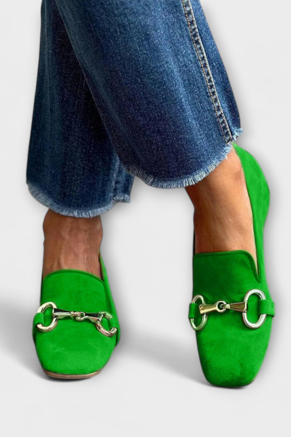 Taliah – Zapatilla con punta cuadrada y hebilla