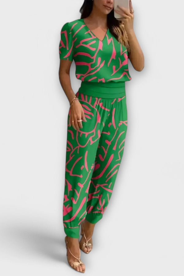 Irmelin – Conjunto Elegante con Top y Pantalón
