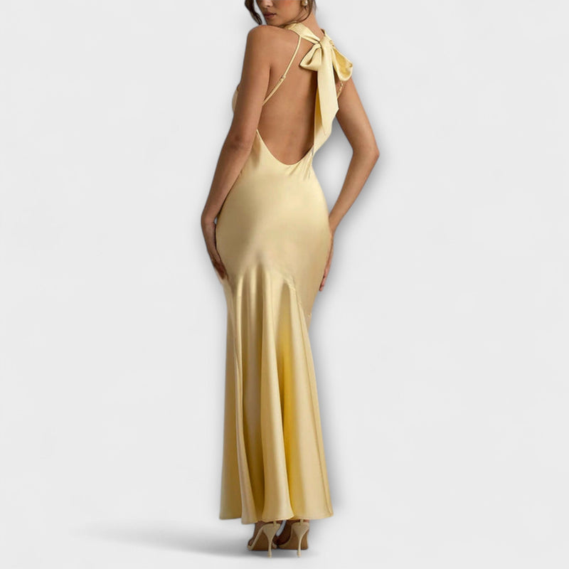 Lennon - Elegante Maxikleid aus Satin