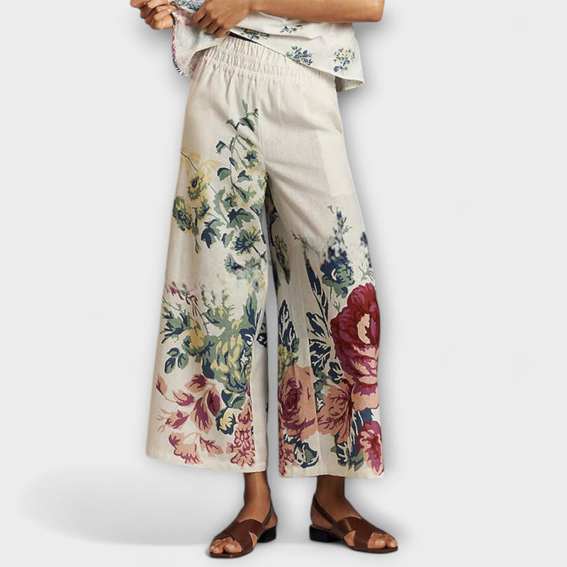 Indigo - Conjunto de Vestido de Flores de Verano