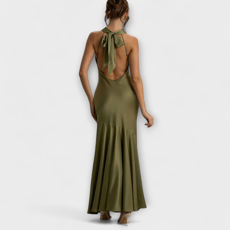 Lennon - Elegante Maxikleid aus Satin