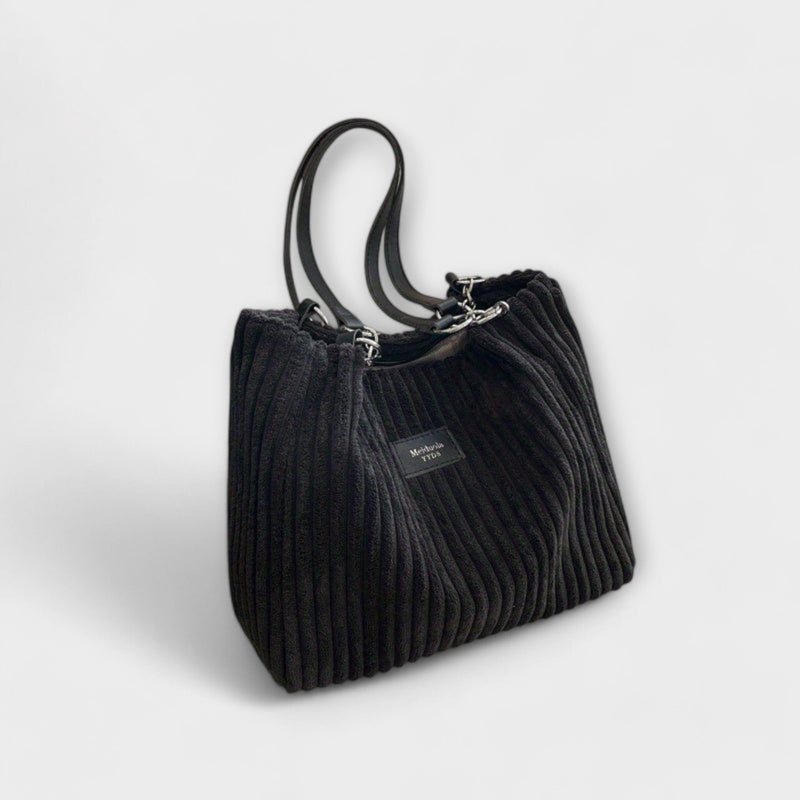 Bolso de hombro de terciopelo suave