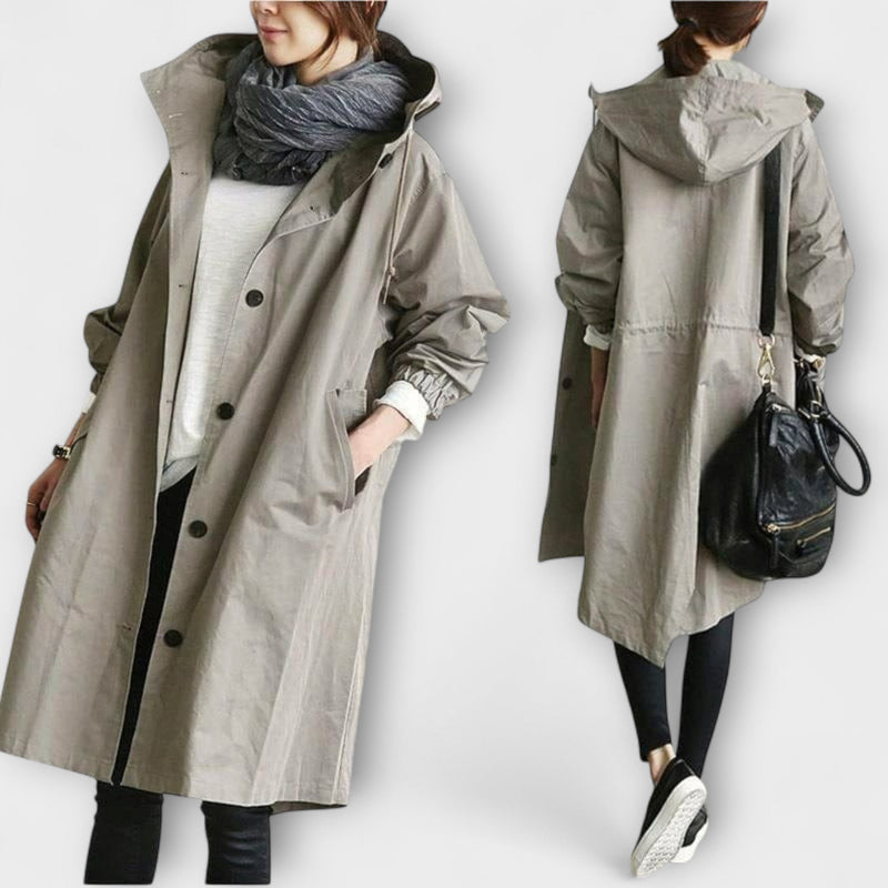 Andréa - Elegante abrigo impermeable