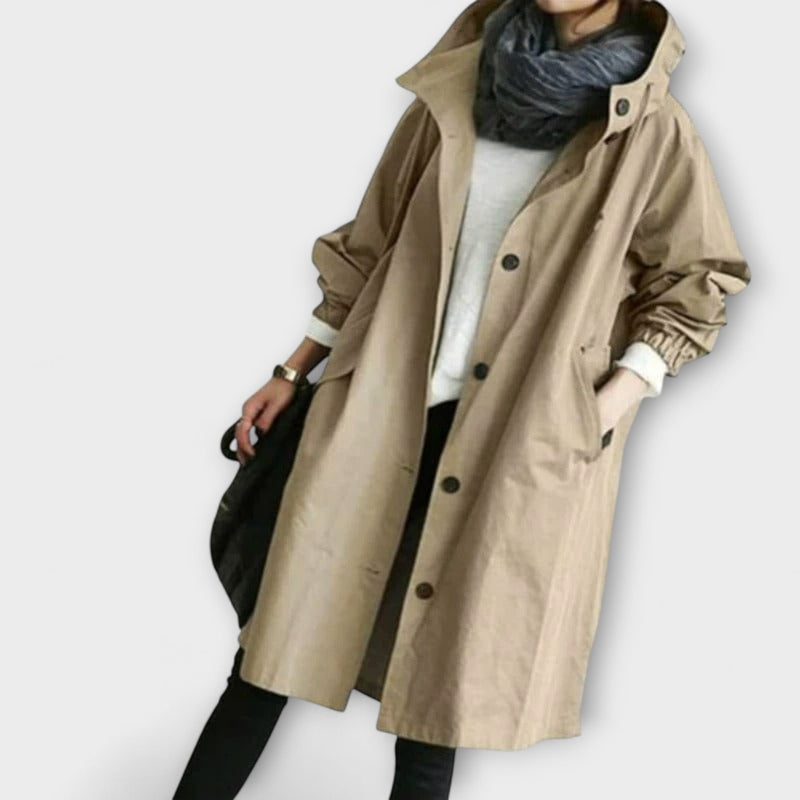 Andréa - Elegante abrigo impermeable