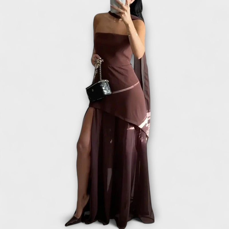 Goldie - Maxivestido de Chiffon