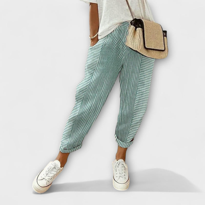 Sanne - Pantalón a rayas cómodo