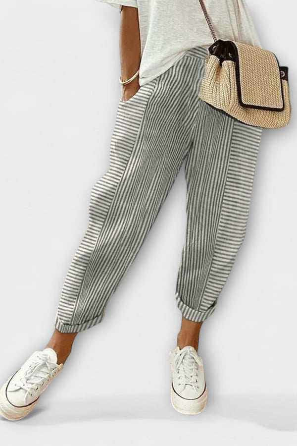 Sanne - Pantalón a rayas cómodo