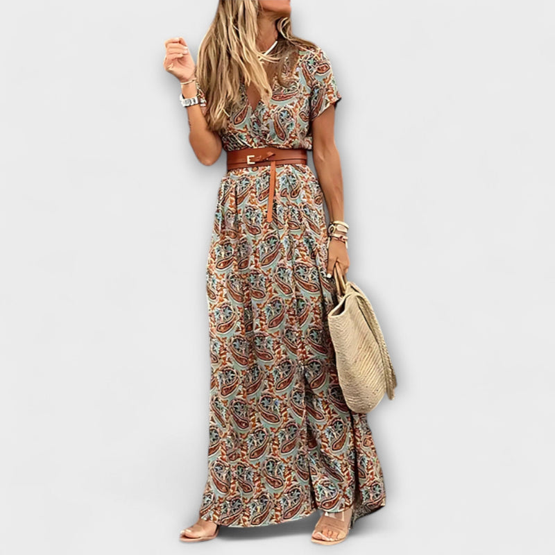 Sybella - Vestido Boho Maxivestido Ligero