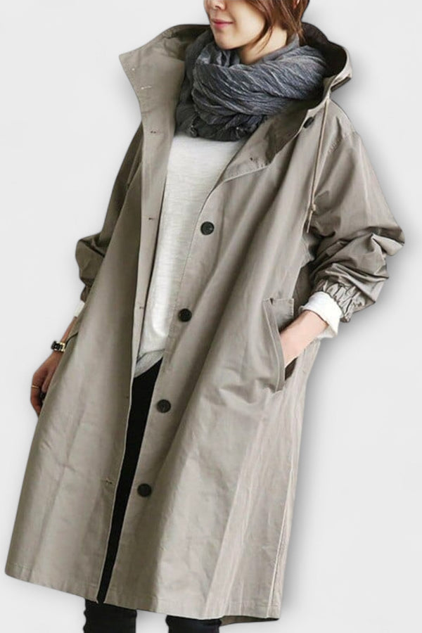 Andréa - Elegante abrigo impermeable