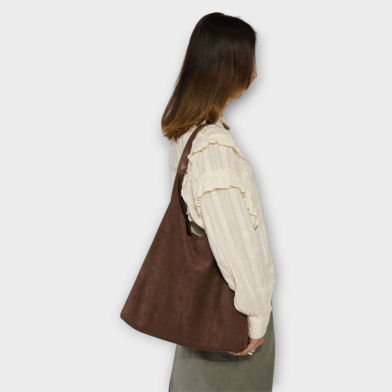 Bolso Hobo Grande de Cuero Ecológico