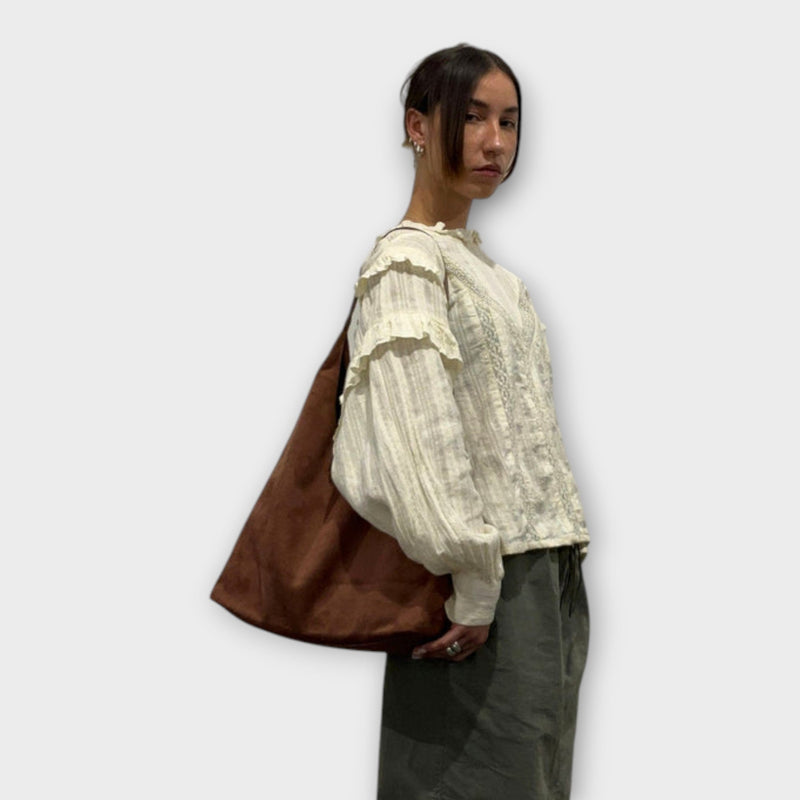 Bolso Hobo Grande de Cuero Ecológico