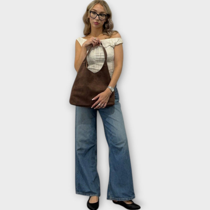Bolso Hobo Grande de Cuero Ecológico
