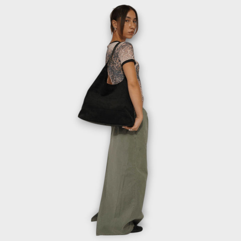 Bolso Hobo Grande de Cuero Ecológico